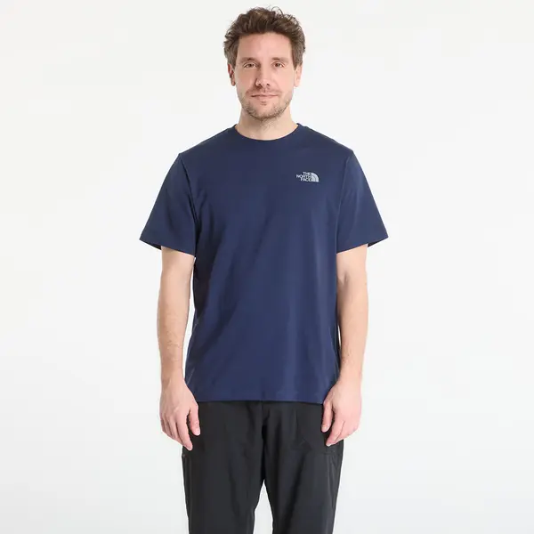 The North Face Тениска The North Face Mountain Sketch Regular Short Sleeve Tee-Graphic Summit Navy XXL
