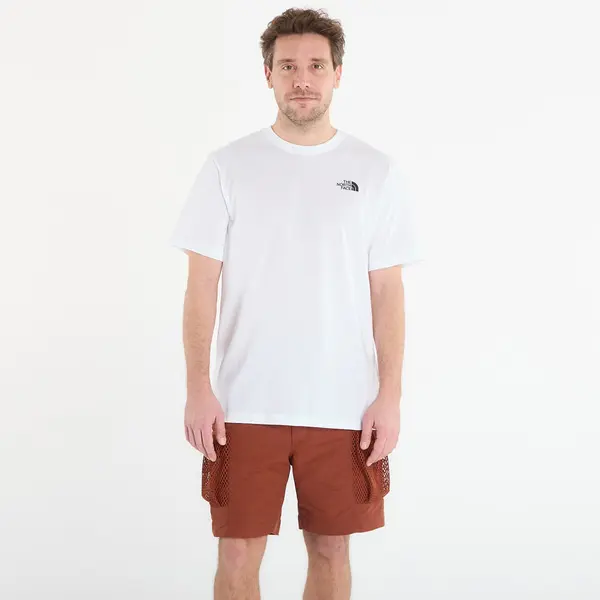 The North Face Тениска The North Face Mountain Sketch Regular Short Sleeve Tee-Graphic TNF White S