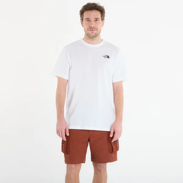 The North Face Тениска The North Face Mountain Sketch Regular Short Sleeve Tee-Graphic TNF White XL
