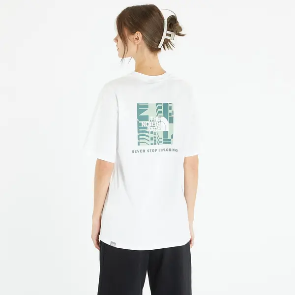 The North Face Тениска The North Face Relaxed Redbox Tee White/ Misty XS
