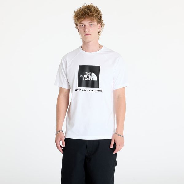 The North Face Тениска The North Face Short Sleeve Raglan Redbox Tee Tnf White L