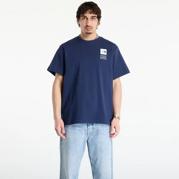 The North Face Тениска The North Face TNF Celebration Relaxed Short Sleeve Tee-Graphic Summit Navy L
