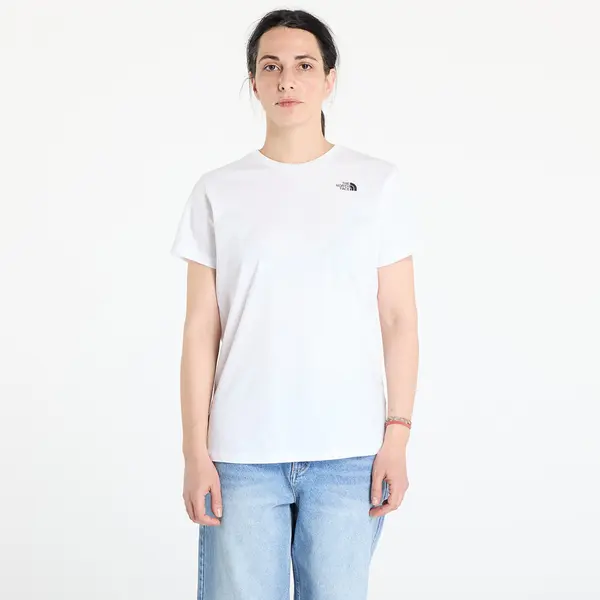 The North Face Тениска The North Face W S/S Simple Dome Tee Tnf White L