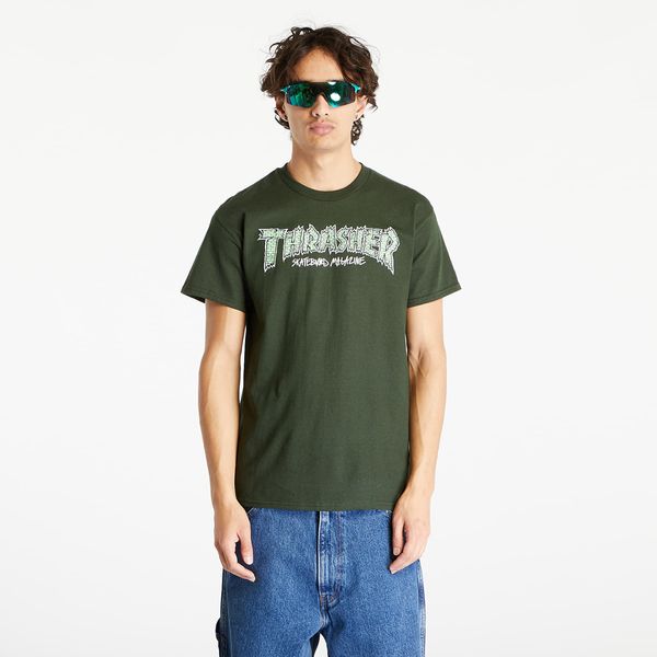 Thrasher Тениска Thrasher Brick T-Shirt Forest Green S