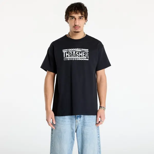 Thrasher Тениска Thrasher Chrome Genuine T-Shirt Black M