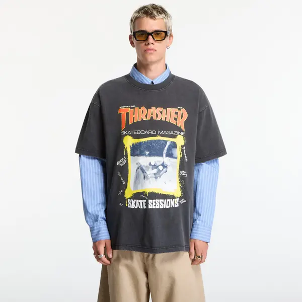 Thrasher Тениска Thrasher December 1983 Vintage T-Shirt Black L