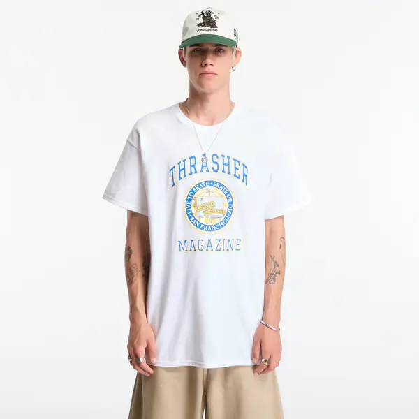 Thrasher Тениска Thrasher Dropout T-Shirt White S