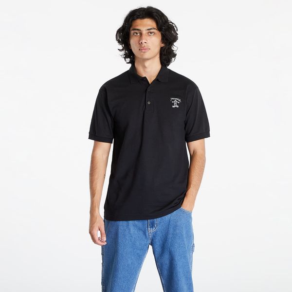 Thrasher Тениска Thrasher Mini Gonz Embroidered Polo Tee Black S