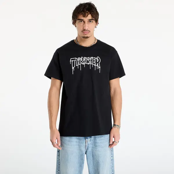 Thrasher Тениска Thrasher One-liner T-Shirt Black S