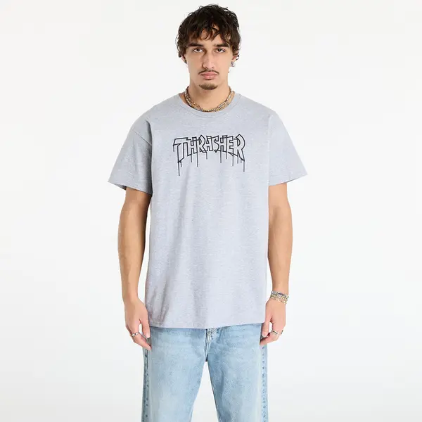 Thrasher Тениска Thrasher One-liner T-Shirt Spory Grey XL