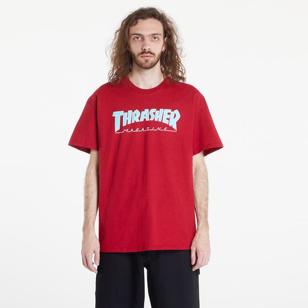 Thrasher Тениска Thrasher Outlined T-Shirt Cardinal XL