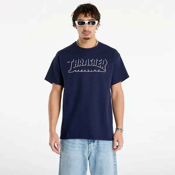 Thrasher Тениска Thrasher Shadow Mag Logo T-Shirt Navy XL
