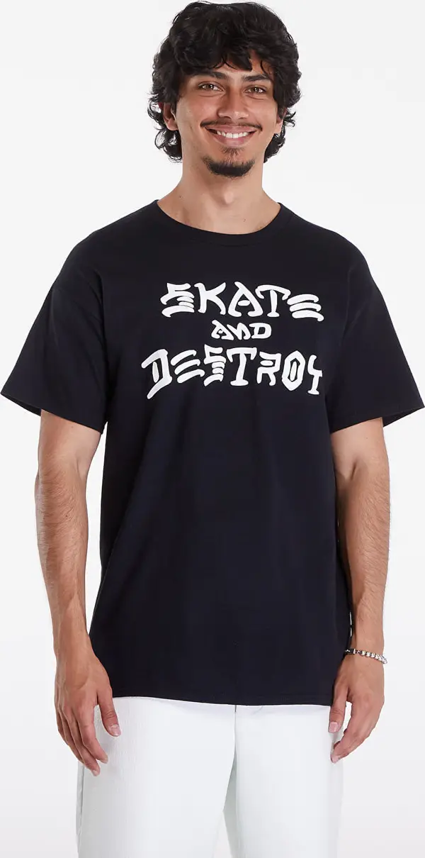 Thrasher Тениска Thrasher Skate And Destroy T-Shirt Black S
