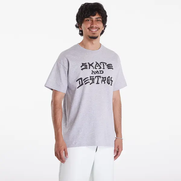 Thrasher Тениска Thrasher Skate And Destroy T-Shirt Grey XL