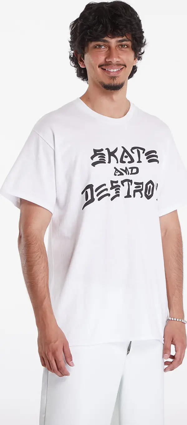Thrasher Тениска Thrasher Skate And Destroy T-Shirt White L