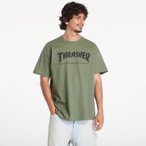 Thrasher Тениска Thrasher Skate Mag T-Shirt Army Green S