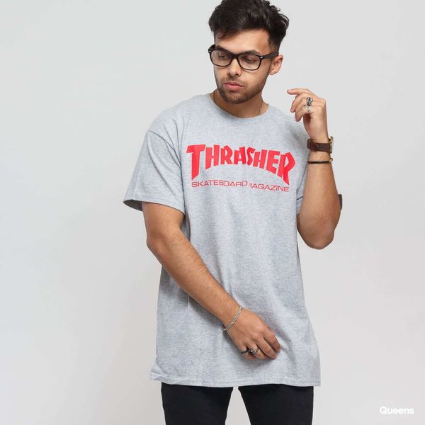 Thrasher Тениска Thrasher Skate Mag T-Shirt Gray/ Red S