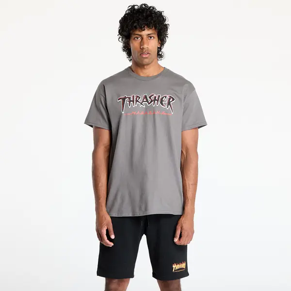 Thrasher Тениска Thrasher Slash T-shirt Charcoal S