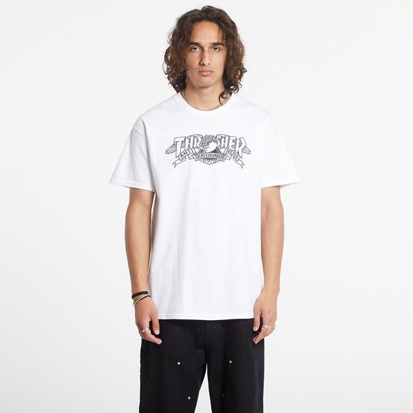 Thrasher Тениска Thrasher T-Shirt Mag Banner For. White S