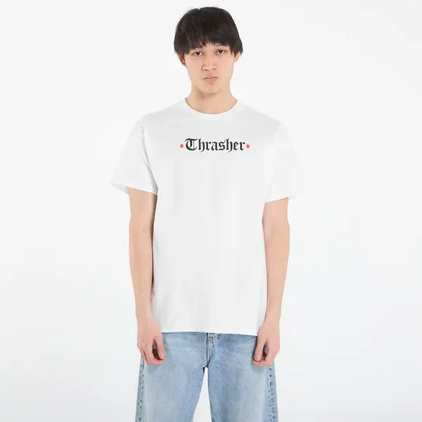 Thrasher Тениска Thrasher x Spitfire The End Oath T-Shirt White M