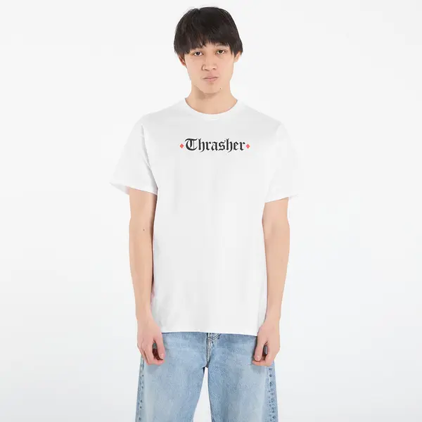 Thrasher Тениска Thrasher x Spitfire The End Oath T-Shirt White M
