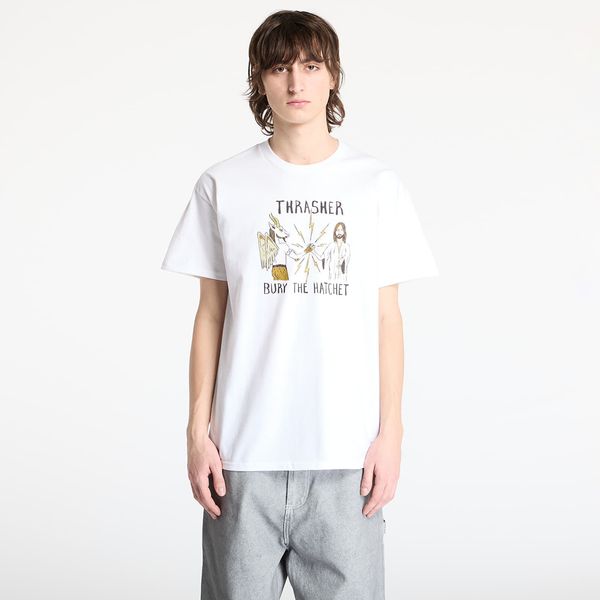 Thrasher Тениска Thrasher x Toy Machine B.T.H. T-Shirt White S