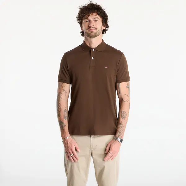 Tommy Hilfiger Тениска Tommy Hilfiger Liquid Cotton Reg Seasonal Polo Legacy Brown M