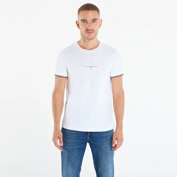 Tommy Hilfiger Тениска Tommy Hilfiger Slim Jersey Tipped T-Shirt White M