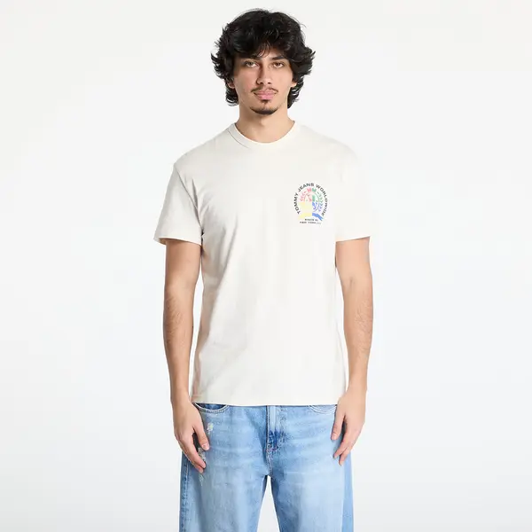 Tommy Hilfiger Тениска Tommy Jeans Regular 4Clr Crest Tee Beige S