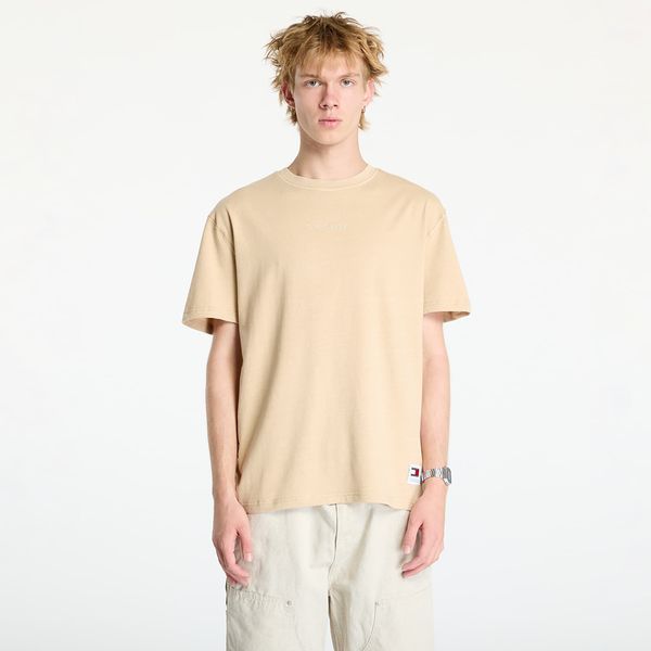 Tommy Hilfiger Тениска Tommy Jeans Regular Classic Tee Beige S