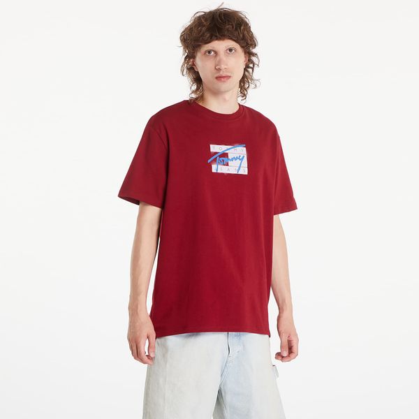 Tommy Hilfiger Тениска Tommy Jeans Regular Street Flag Tee Red Carpet S