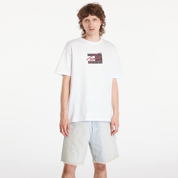 Tommy Hilfiger Тениска Tommy Jeans Regular Street Flag Tee White S