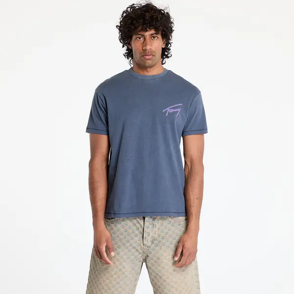 Tommy Hilfiger Тениска Tommy Jeans Relaxed Faded Graphic Tee Blue L