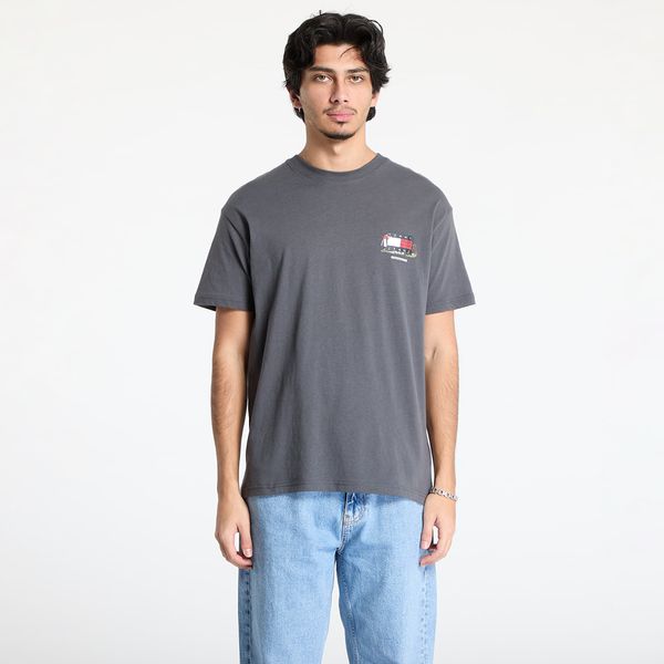 Tommy Hilfiger Тениска Tommy Jeans Relaxed Novelty 1 Tee Gray S