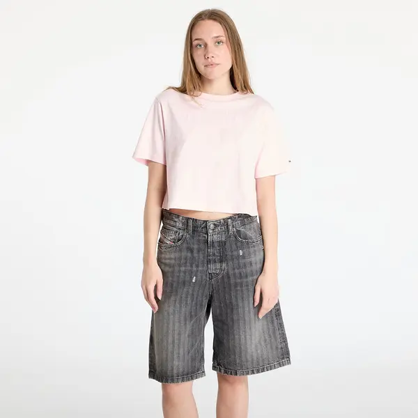 Tommy Hilfiger Тениска Tommy Jeans Relaxed Tonal Crew T-Shirt Pink L