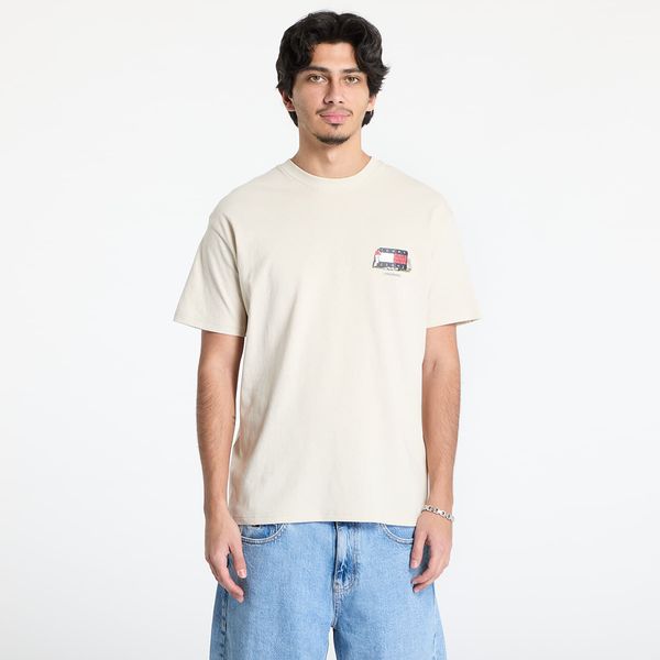 Tommy Hilfiger Тениска Tommy Jeans Rlx Novelty 1 Tee Beige XL