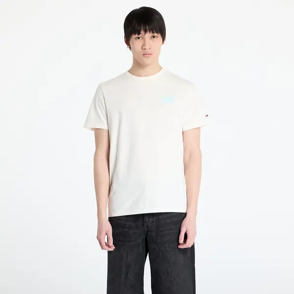 Tommy Hilfiger Тениска Tommy Jeans Slim Bubble Print Tee White M