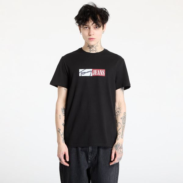 Tommy Hilfiger Тениска Tommy Jeans Slim Entry Graphic Tee Black S