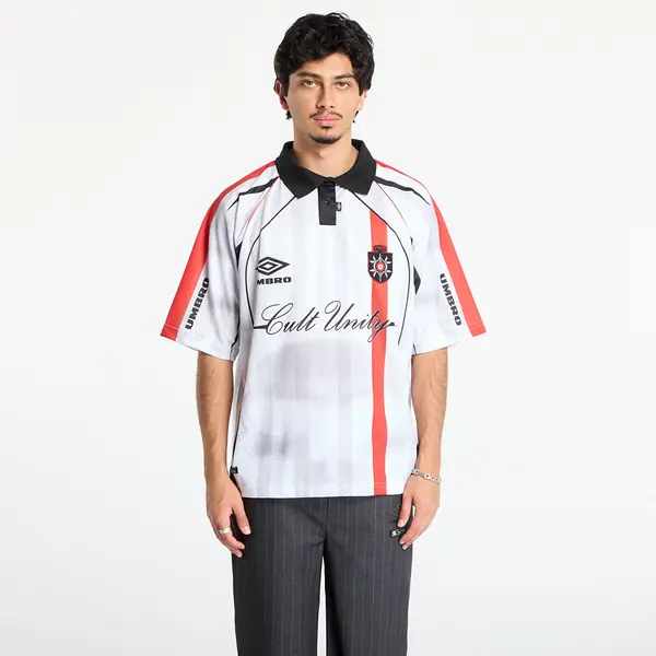 Umbro Тениска Umbro 01 03 Polo White/ Red L