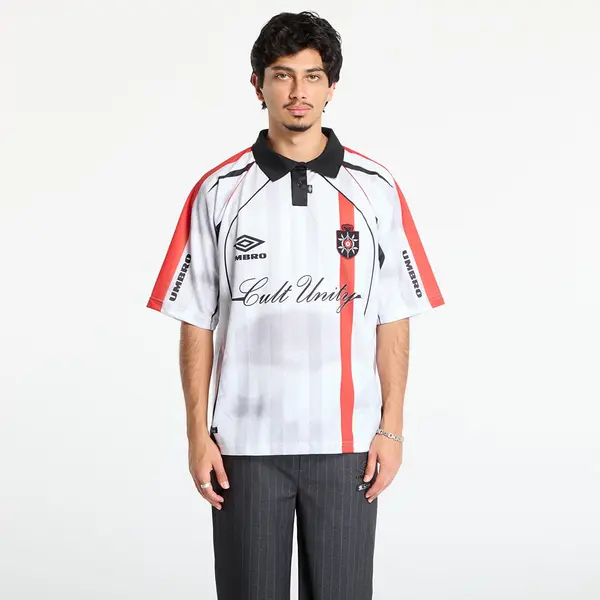 Umbro Тениска Umbro 01 03 Polo White/ Red XL