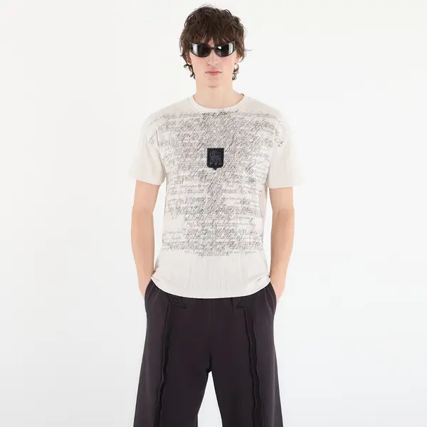 Umbro Тениска Umbro by SlamJam Biography Pointelle Baby Tee White Powder L