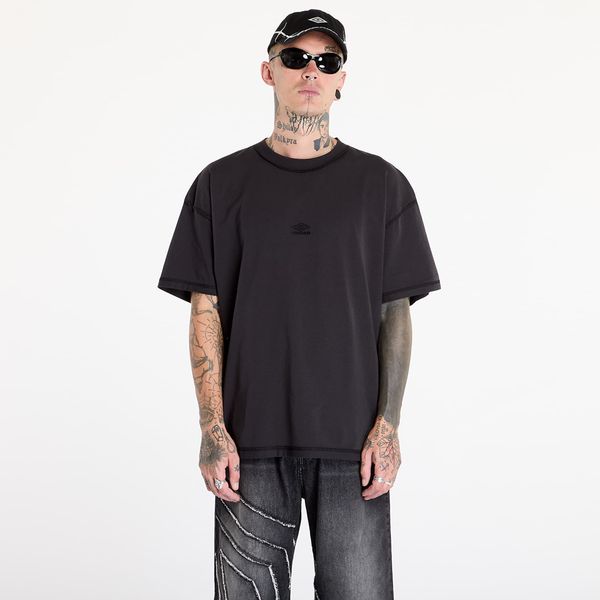 Umbro Тениска Umbro Logo T-Shirt Inside Out Black S