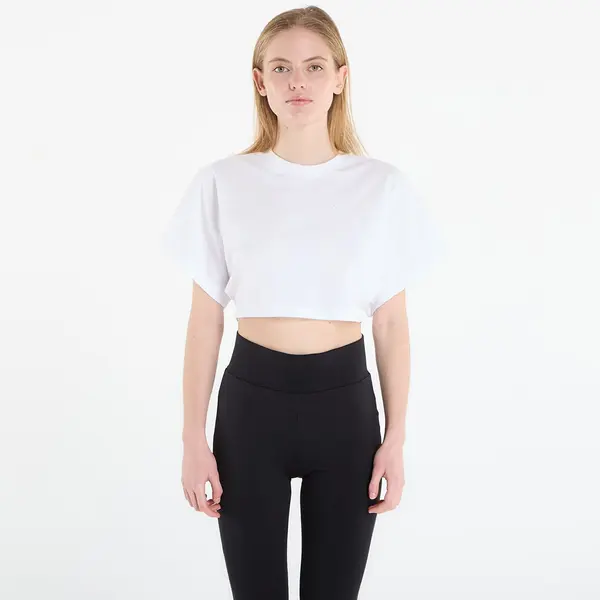 Under Armour Тениска Under Armour Cropped Script SS Tee White S