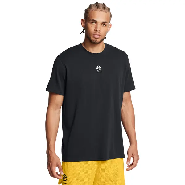 Under Armour Тениска Under Armour Curry Hvyweight Logo Tee Black M