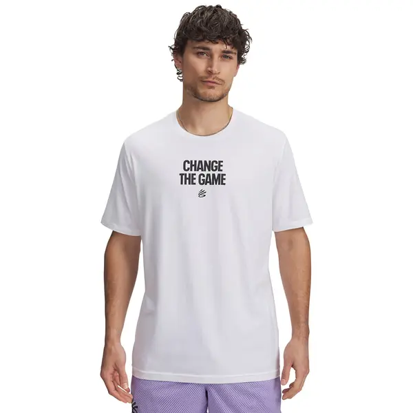 Under Armour Тениска Under Armour Curry Playable Tee 1 White L