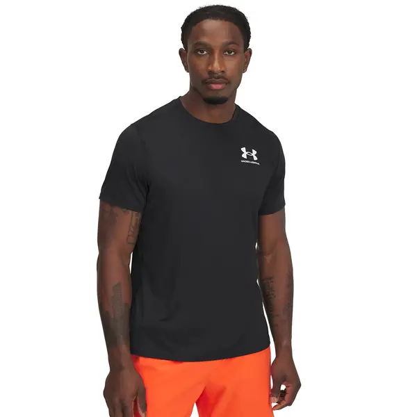 Under Armour Тениска Under Armour Heatgear Fitted SS Tee Black/ White XXL