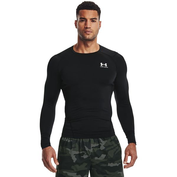 Under Armour Тениска Under Armour Hg Armour Comp LS Black/ White XL