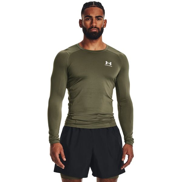 Under Armour Тениска Under Armour HG Armour Comp LS Green XXL