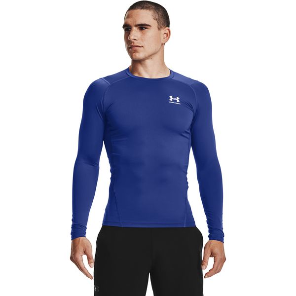 Under Armour Тениска Under Armour Hg Armour Comp LS Royal/ White L
