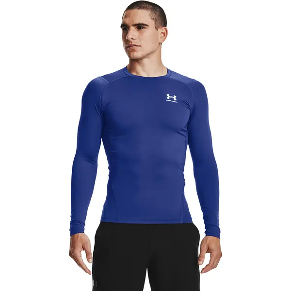 Under Armour Тениска Under Armour Hg Armour Comp LS Royal/ White XL